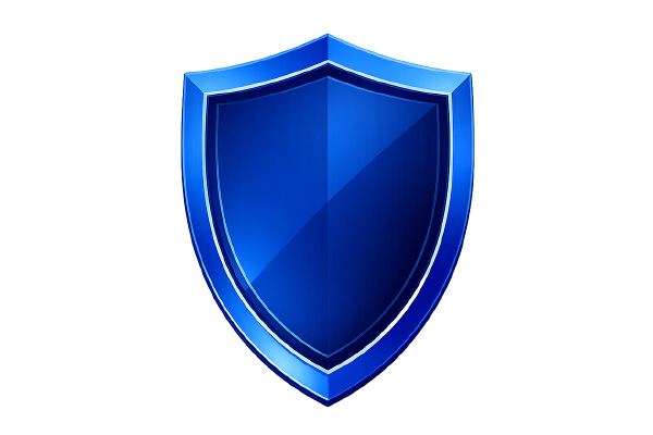 Privacy and data protection showing a glowing sheild.