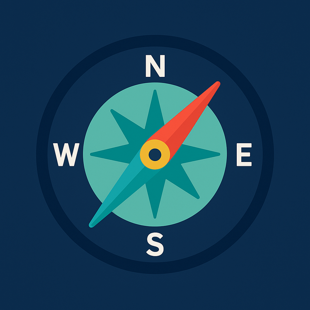 Compass icon for Fractional CDO services and data strategy direction for business leadership