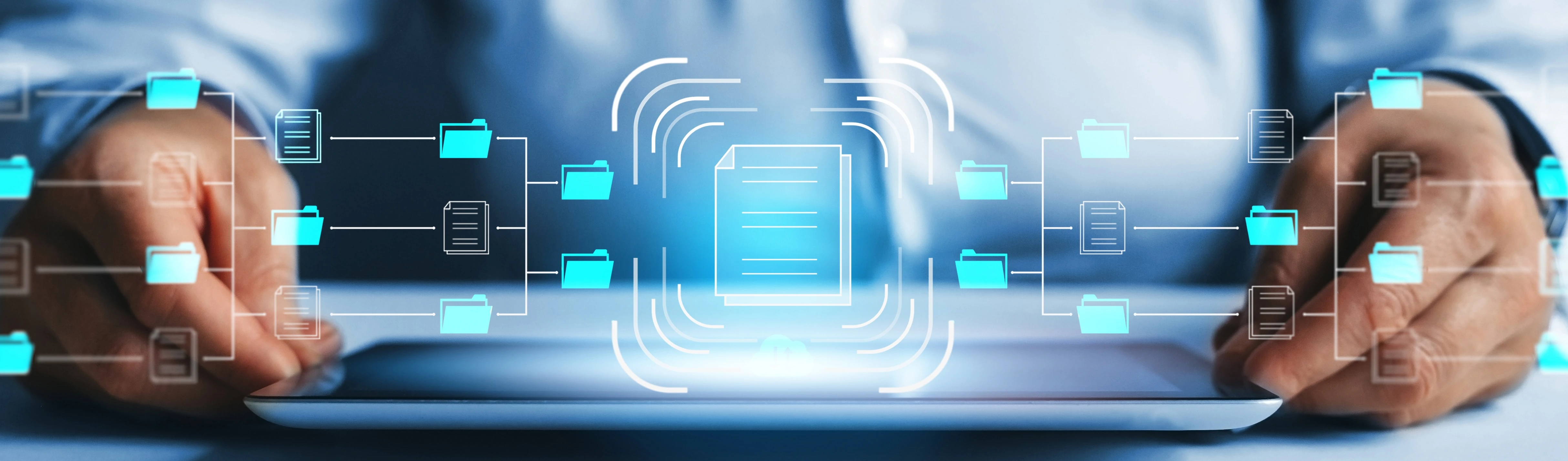 Visual metaphor showing disorganized data transforming into structured insight